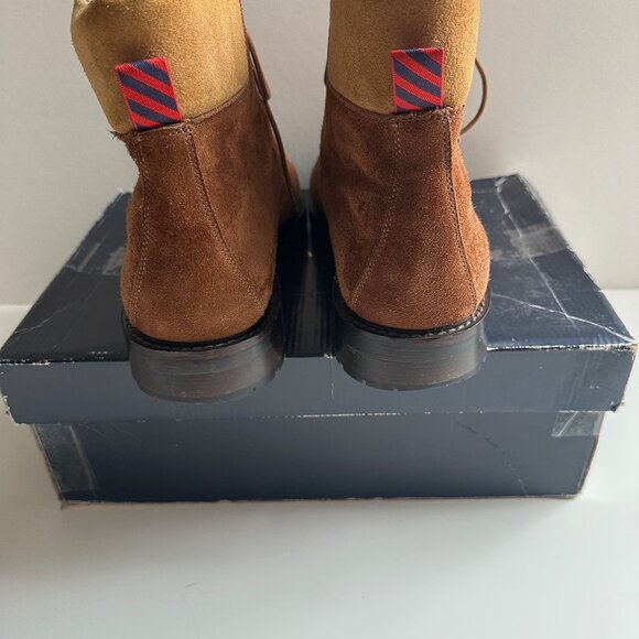 Vintage Polo Ralph Lauren Suede Norbeck Boots - Tan - Size 14D - Picture 2 of 9